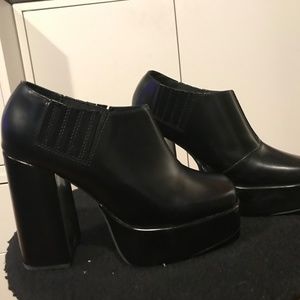 Jeffrey Campbell Square Toe Booties